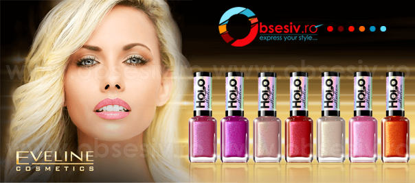 Lacuri Holografice Unghii Eveline Holo Collection, Cod 42